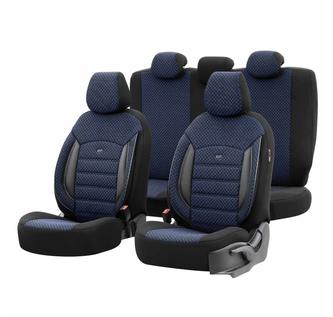 NAVLAKE ZA AUTO SJEDALA - PREMIUM UNIVERZALNE PRESVLAKE CRNO PLAVE